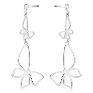 Cercei argint lungi cu fluturi DiAmanti Z2061ER-DIA (Argint 925‰ 3,9 g.) Cercei argint lungi cu fluturi DiAmanti Z2061ER-DIA (Argint 925‰ 3,9 g.)
